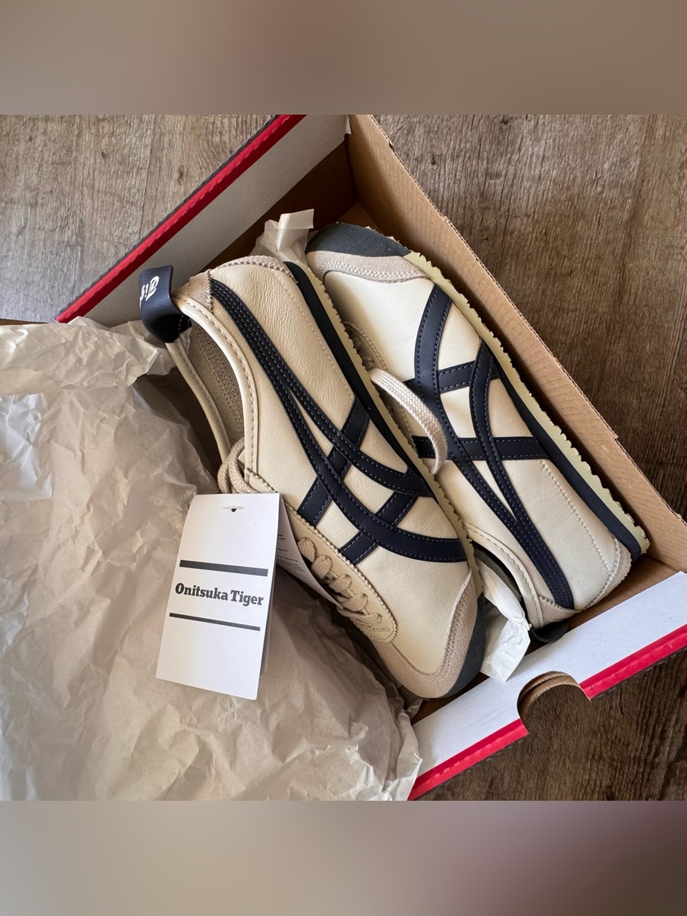 Onitsuka Tiger Mexico 66 Birch/Peacoat Sneakers - Picture 3 of 9